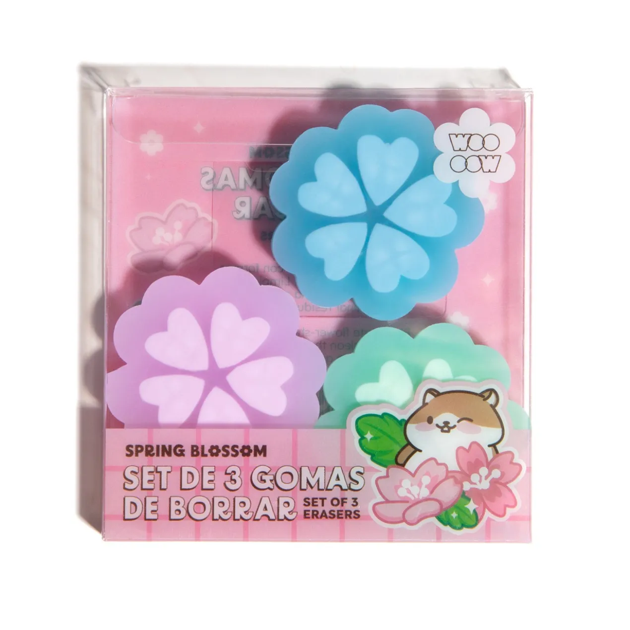 Set 3 Borrachas Spring Blossom