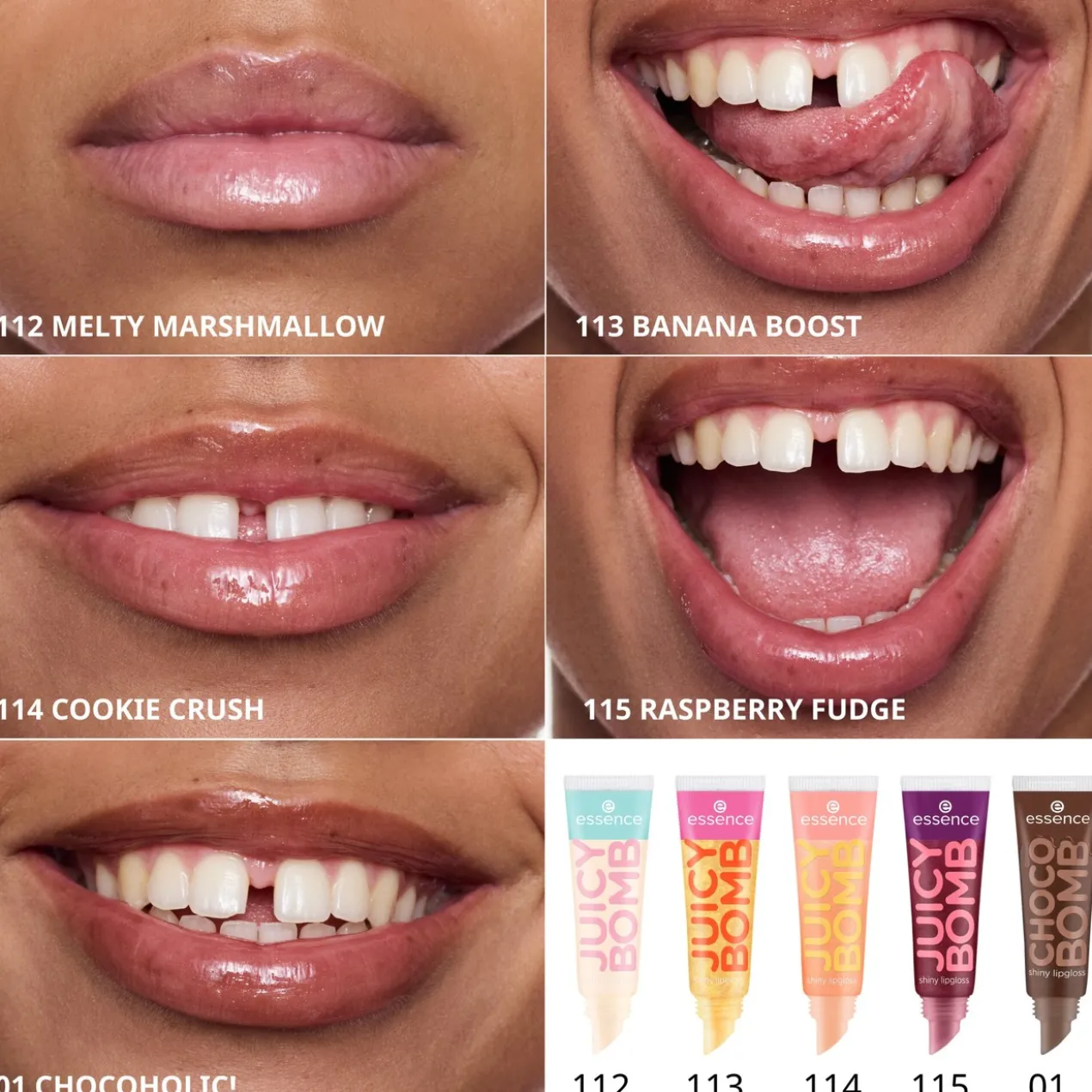 Set Brilhos de Lábios Juicy Bomb Sweet
