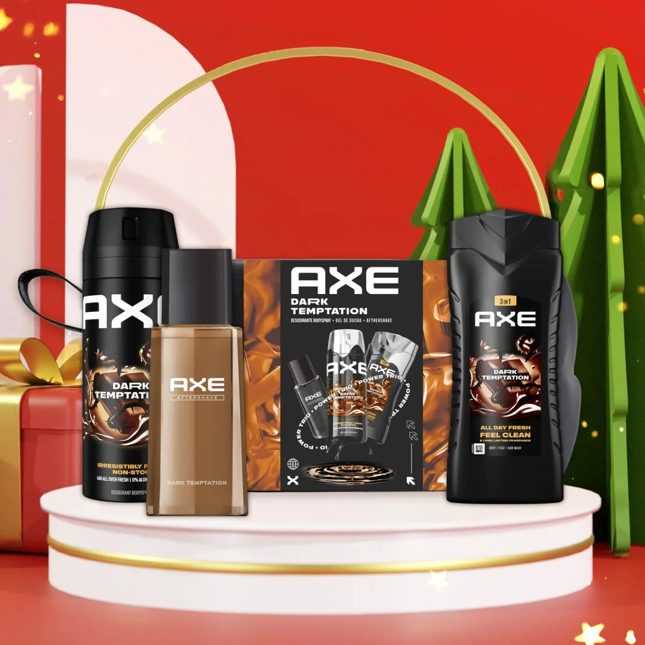 Set Dark Temptation para Homem
