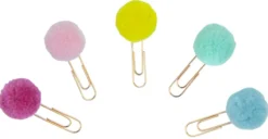 Set de Clipes com Pompom