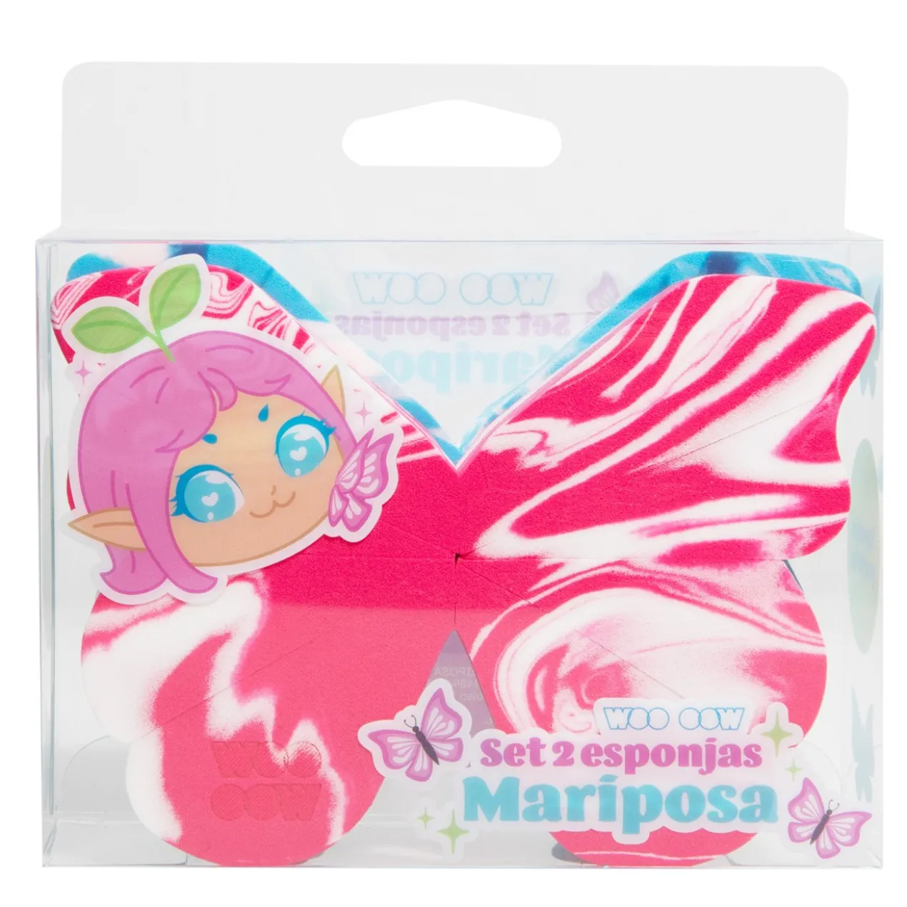 Set 2 Esponjas Maquilhagem Borboleta