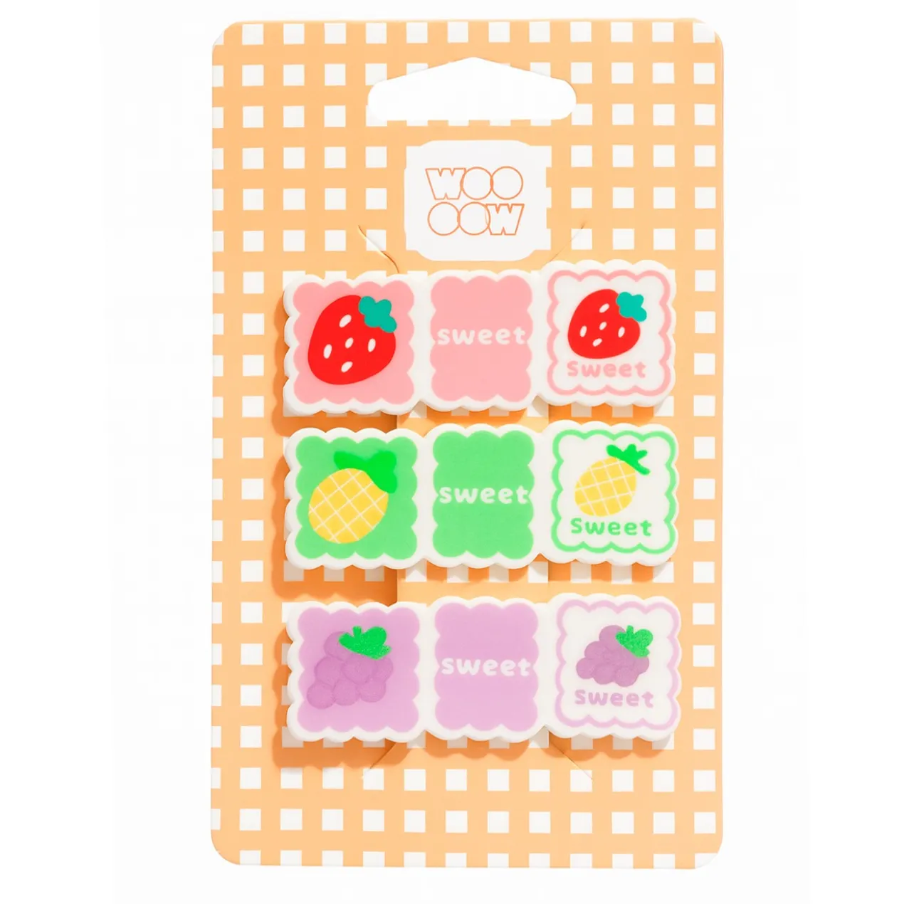 Set 3 Molas de Cabelo Fruit Salad