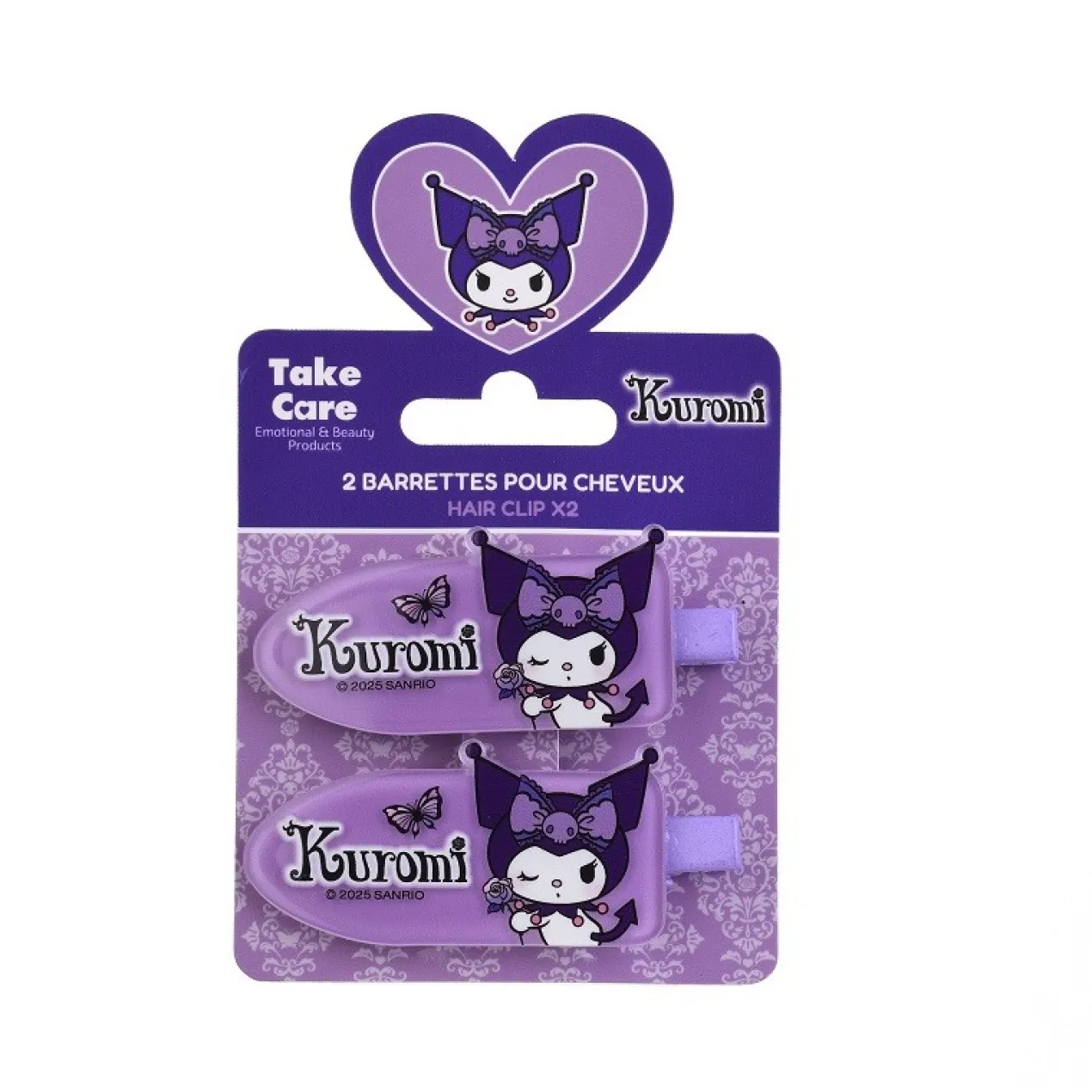 Set 2 Molas Para o Cabelo Kuromi