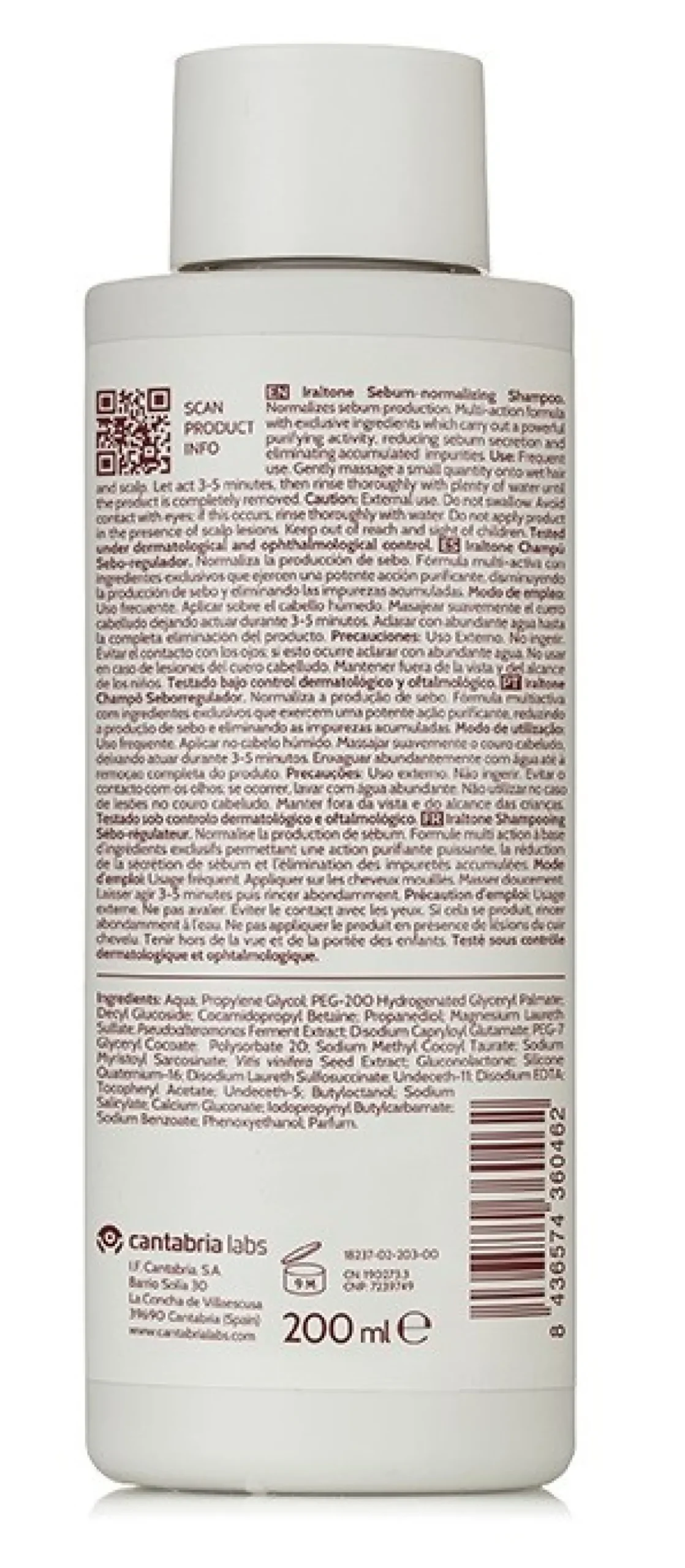 Shampoo Sebo-Regulador Iraltone