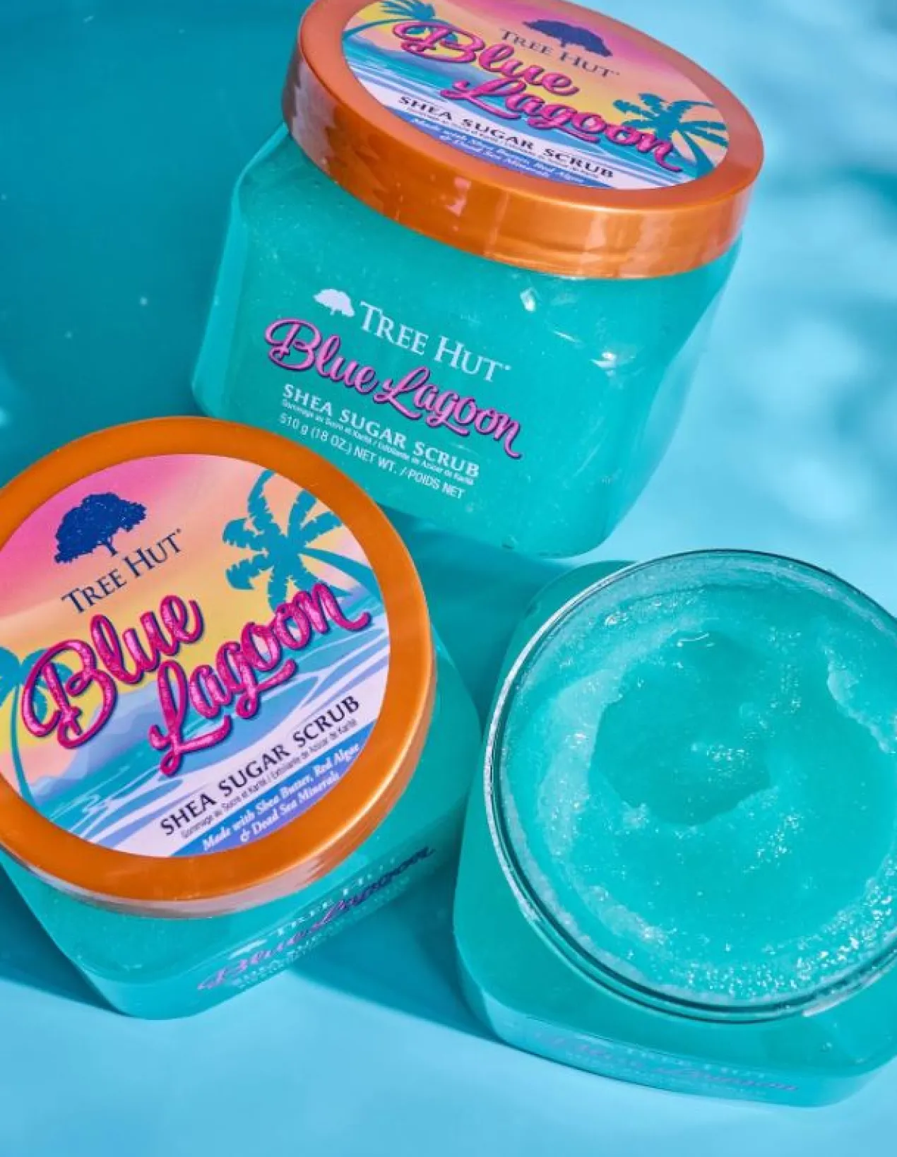 Shea Sugar Scrub Blue Lagoon Esfoliante Corporal