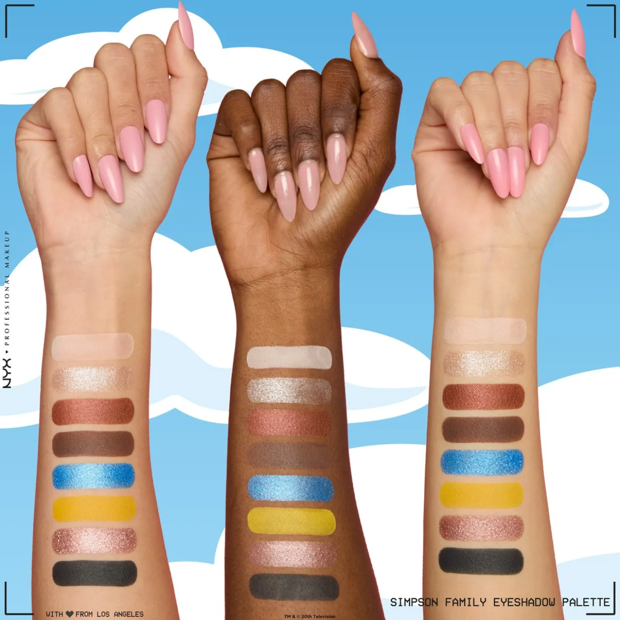 Simpson Family Paleta de Sombras Ultra Pigmentada Edição Limitada