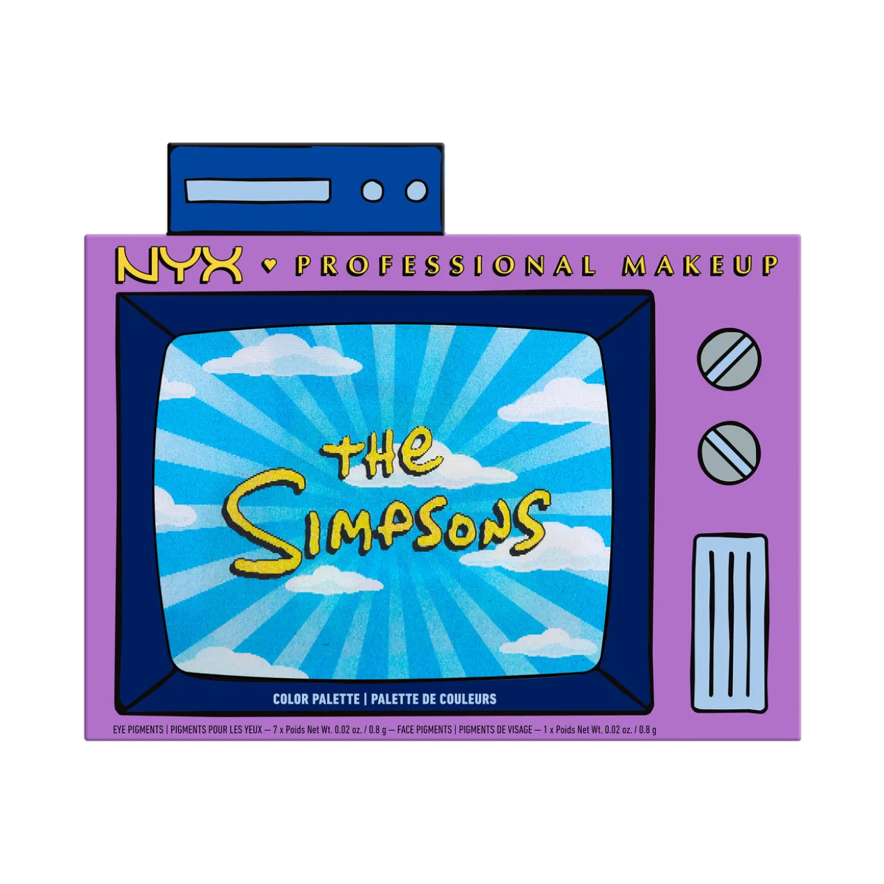 Simpson Family Paleta de Sombras Ultra Pigmentada Edição Limitada
