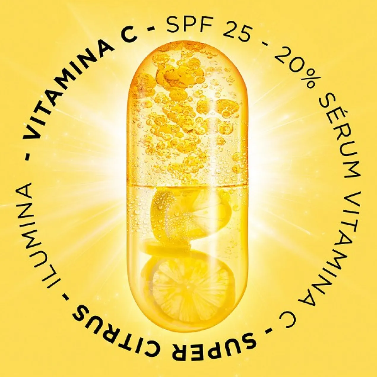 Skin Active Vitamina C Creme Sérum Iluminador Antimanchas