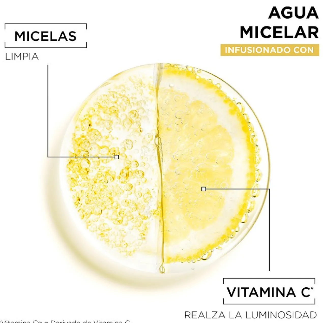 Skin Active Vitamina C Água Micelar