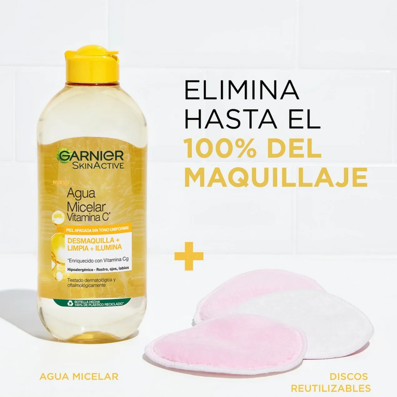 Skin Active Vitamina C Água Micelar
