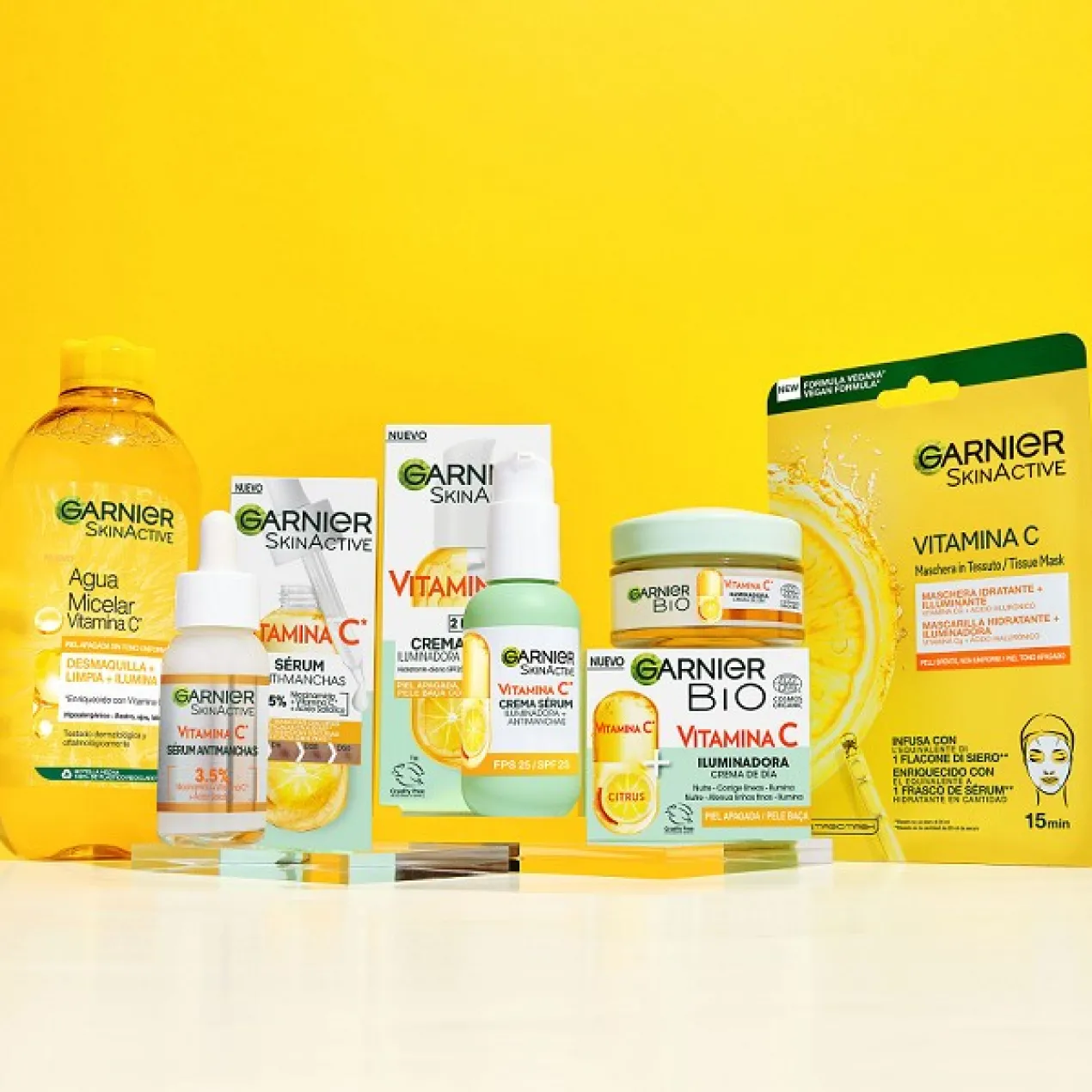 Skin Active Vitamina C Água Micelar
