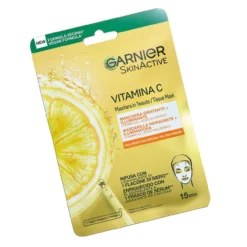 Skin Active Vitamina C Máscara Facial em Tecido