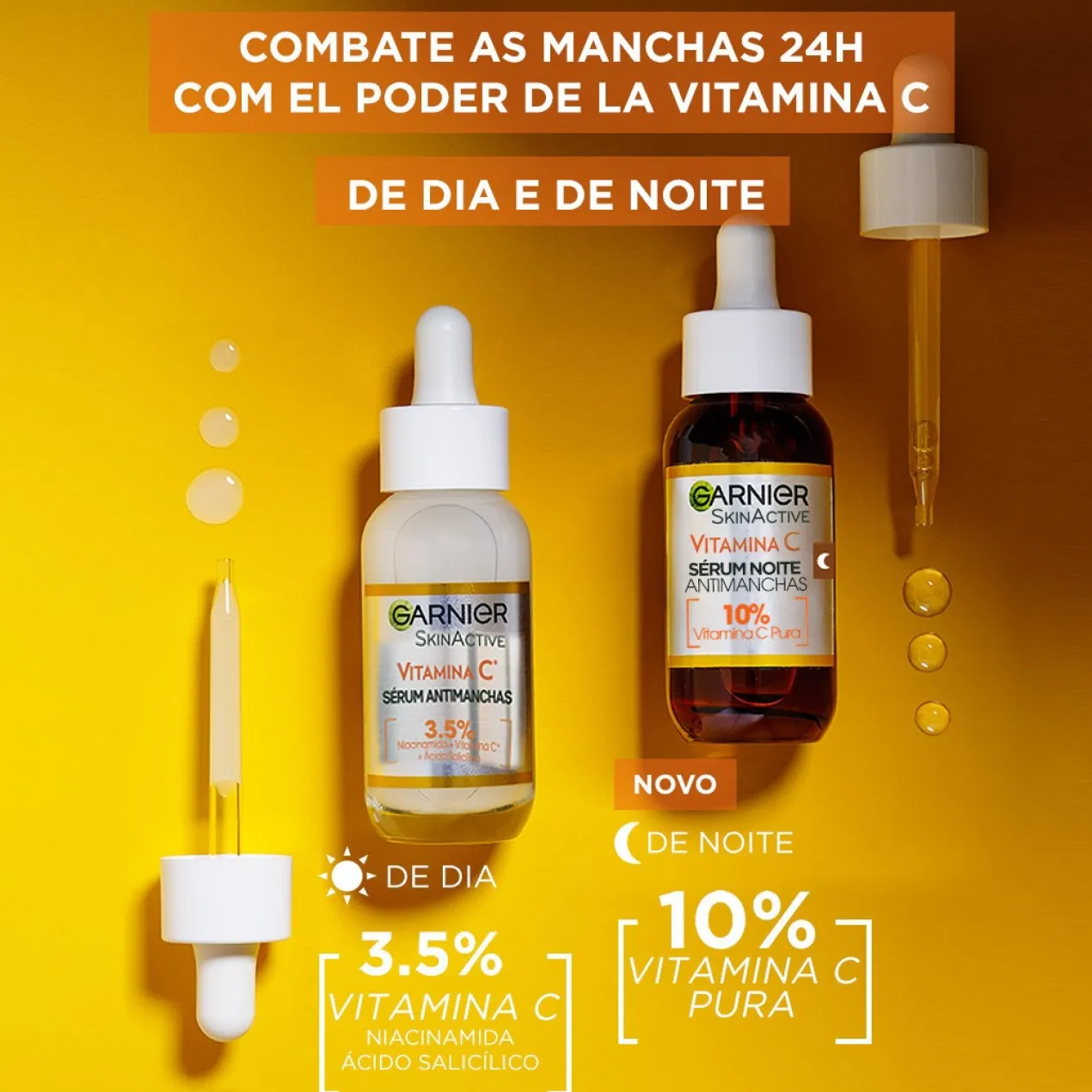 Skin Active Vitamina C Sérum de Noite