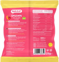 Smilitos Morango e Banana Biológico