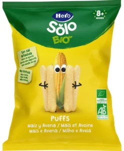 Solo BIO Snacks Puffs de Milho e Aveia +8 Meses