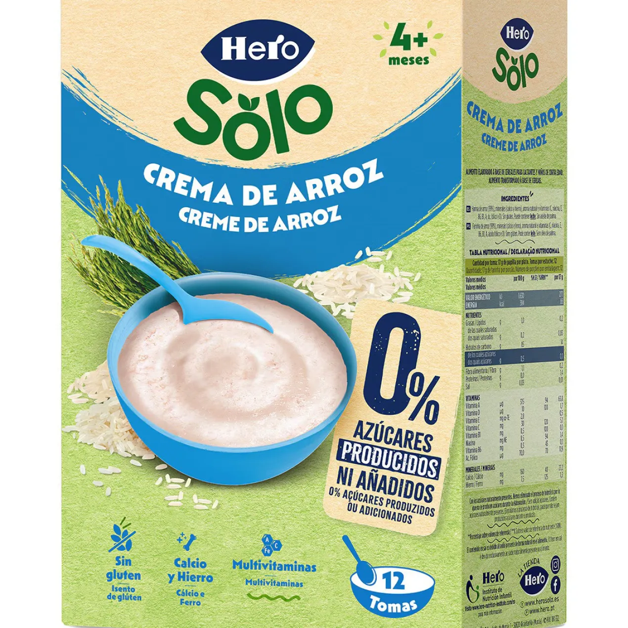 Solo Creme de Arroz +4 Meses