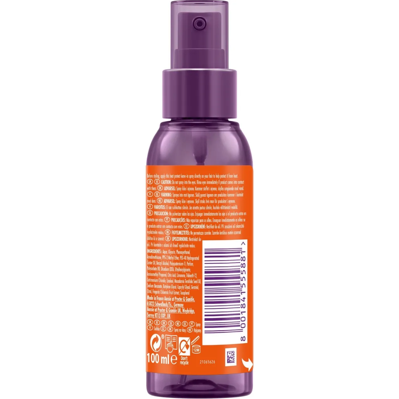 SOS Spray Protetor Calor Cabelo