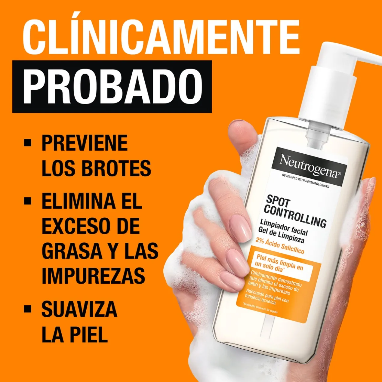Spot Controlling Clear & Defend Gel de Limpeza Facial