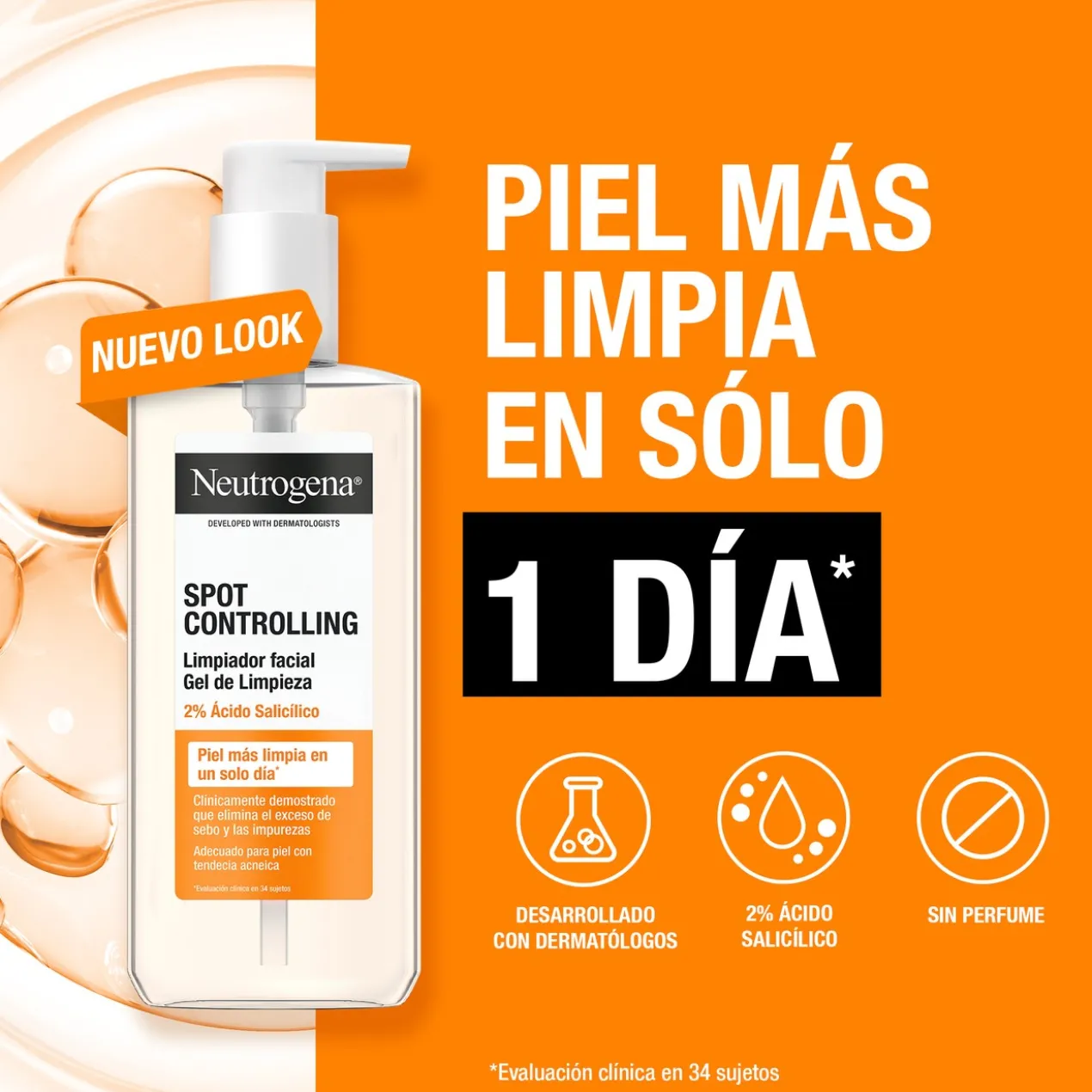 Spot Controlling Clear & Defend Gel de Limpeza Facial