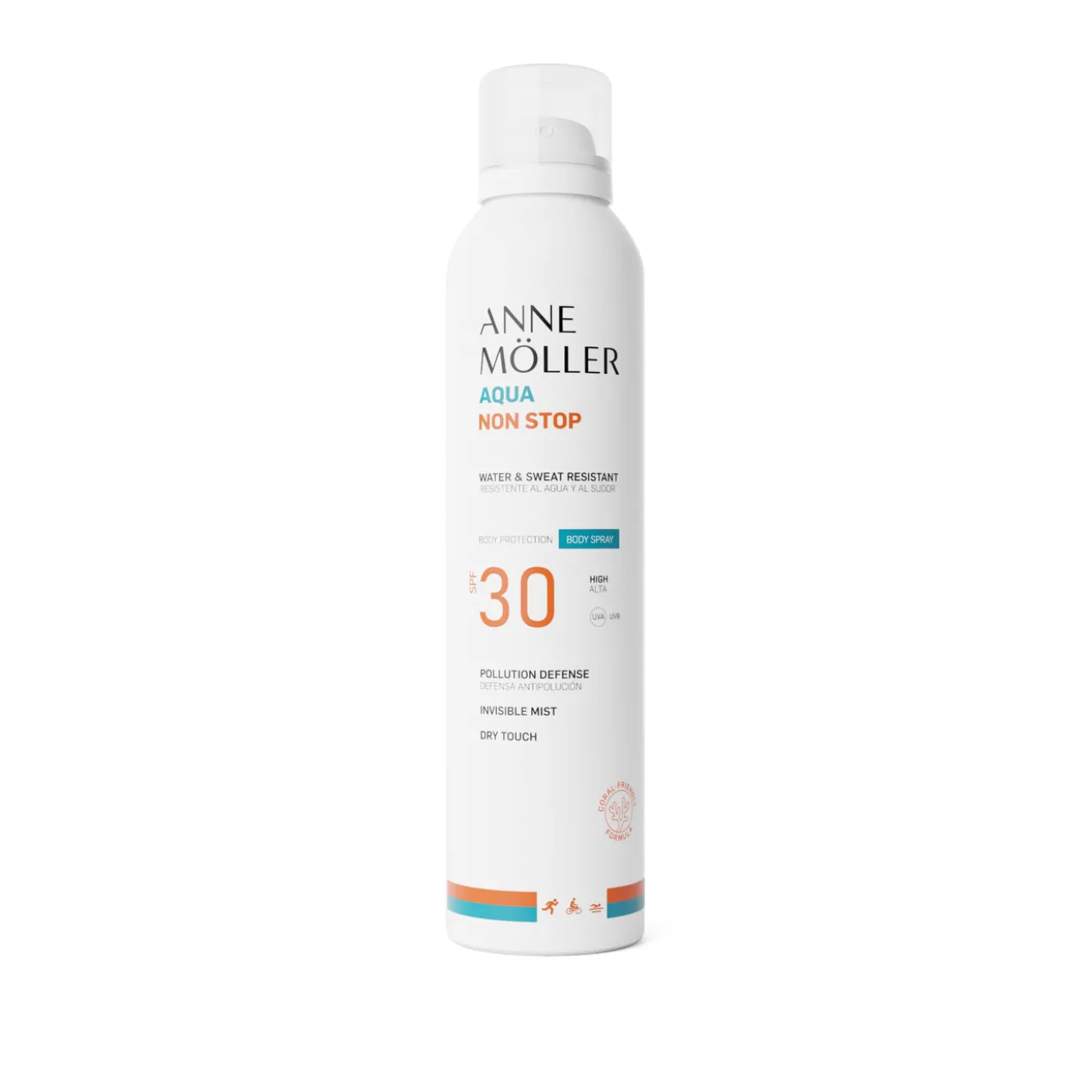 Spray Lotion Body Protection Aqua Non Stop SPF30+