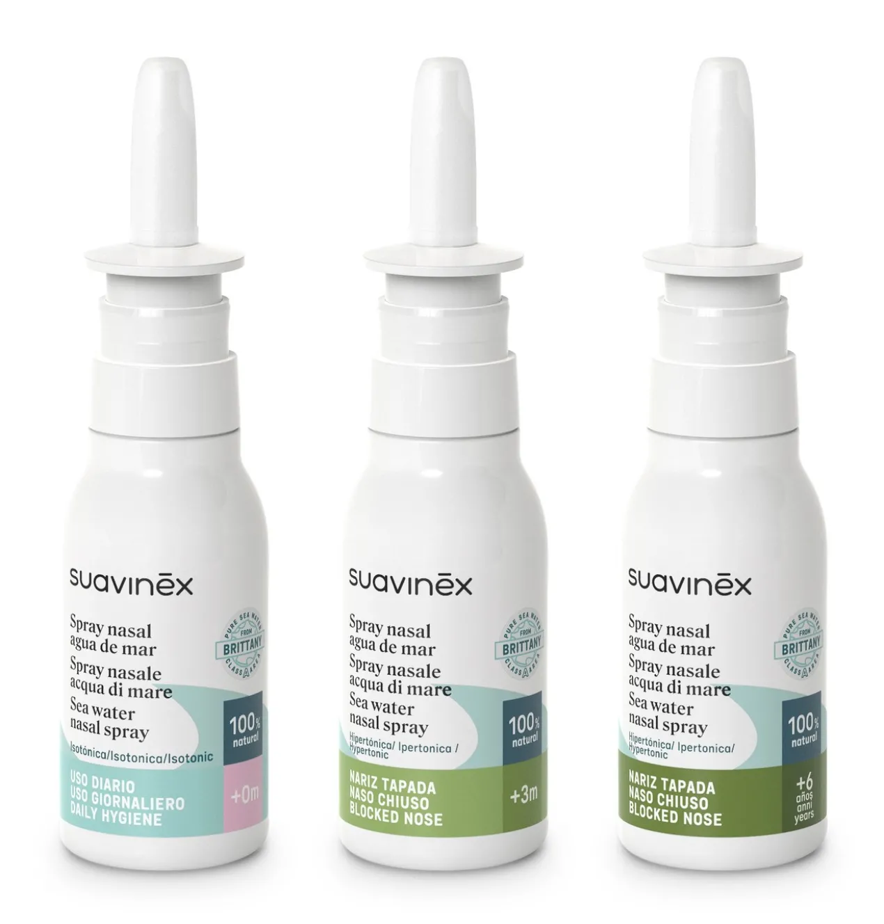 Spray Nasal Água do Mar Hipertónica +3Meses