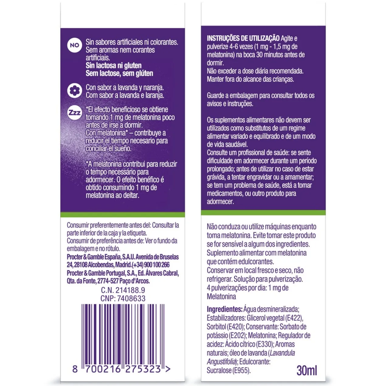 Spray Oral de Melatonina