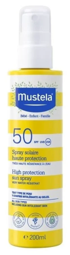 Spray Solar de Proteção Alta SPF50+