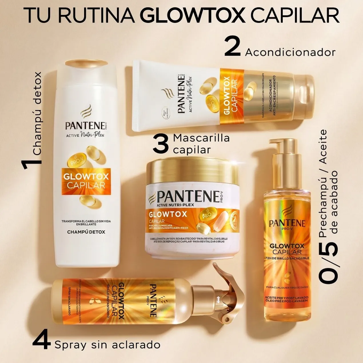 Spray Tratamento Glowtox Clássico Shine