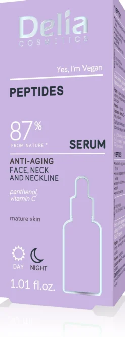 Sérum Anti-Idade Péptidos para Rosto, Pescoço e Colo