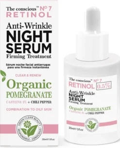 Sérum Antirrugas com Retinol 0.5% + Cafeína 3%
