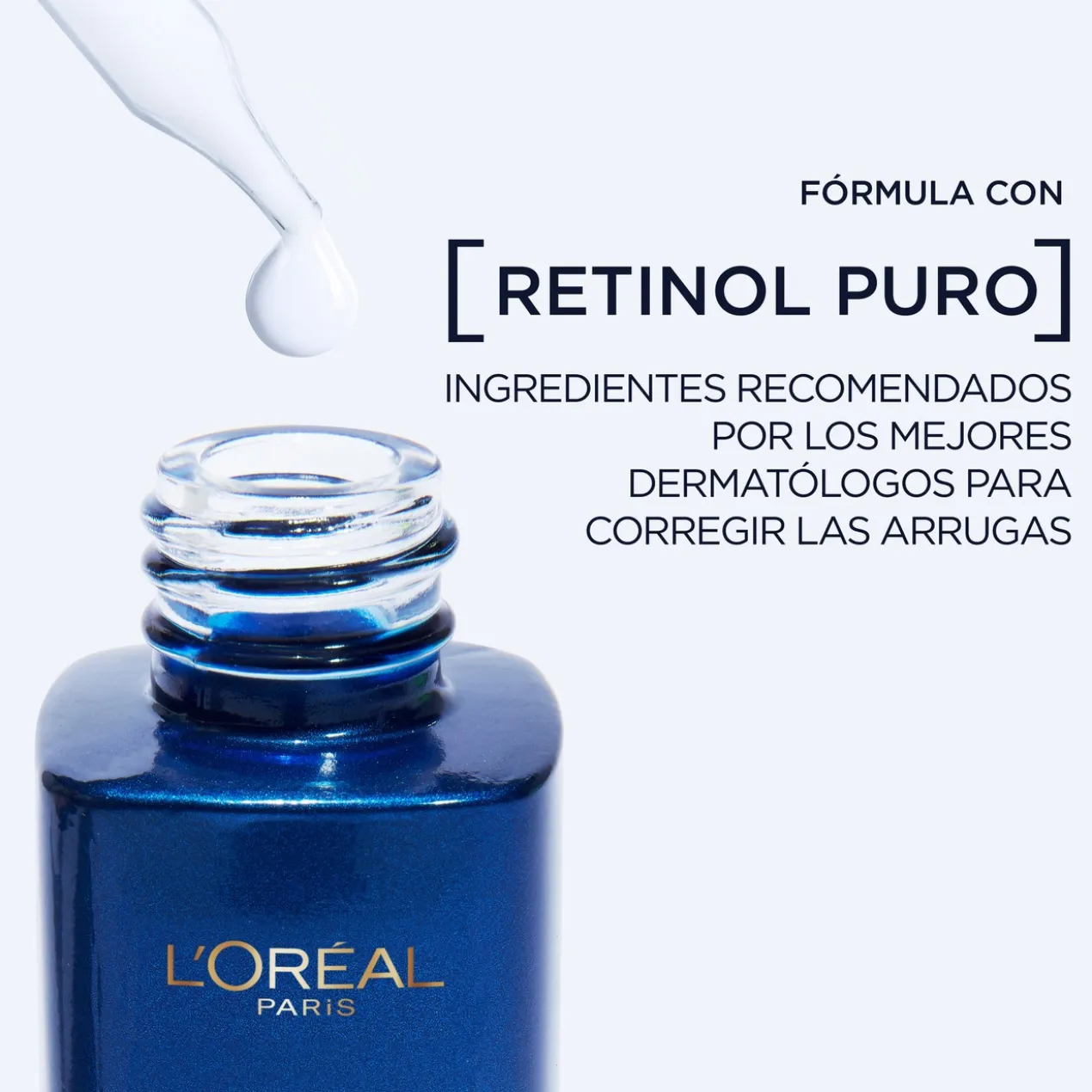 Sérum Antirrugas Noturno de Retinol Puro Revitalift Laser