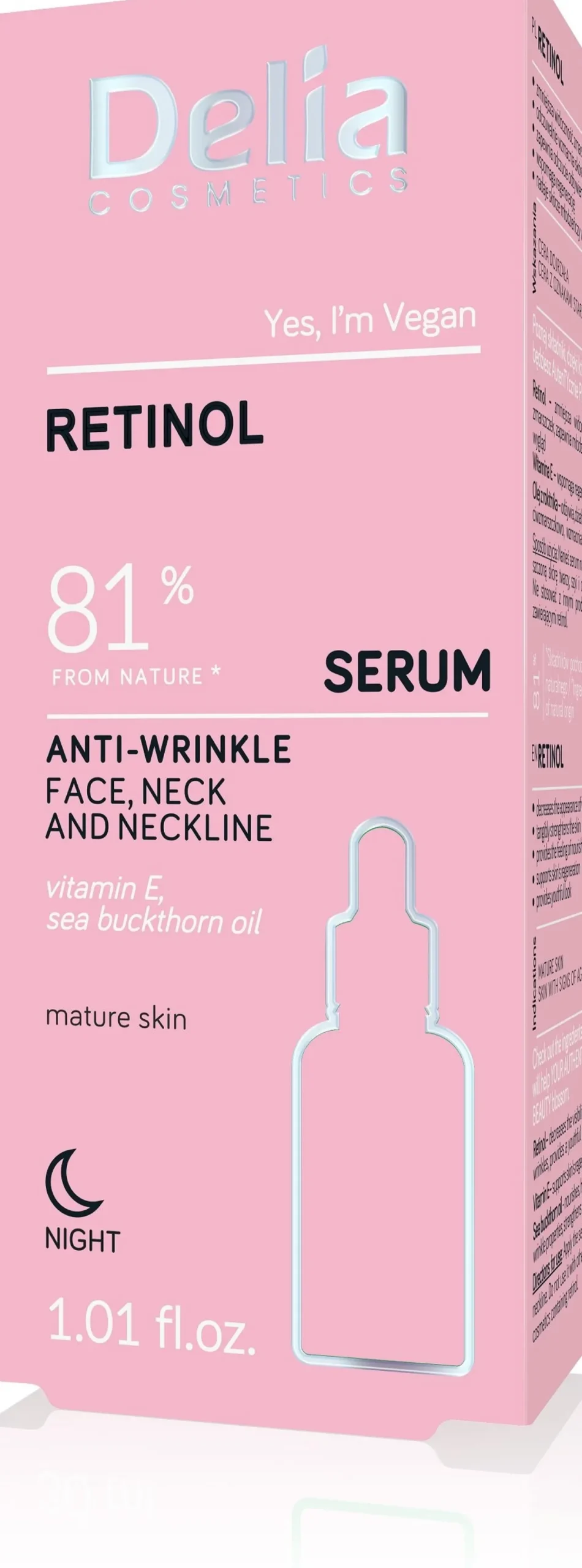 Sérum Antirrugas Retinol para Rosto, Pescoço e Colo