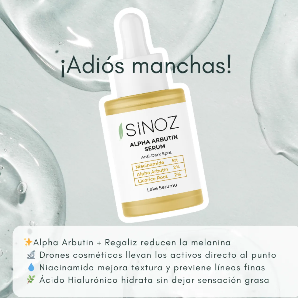 Sérum Arbutin Antimanchas