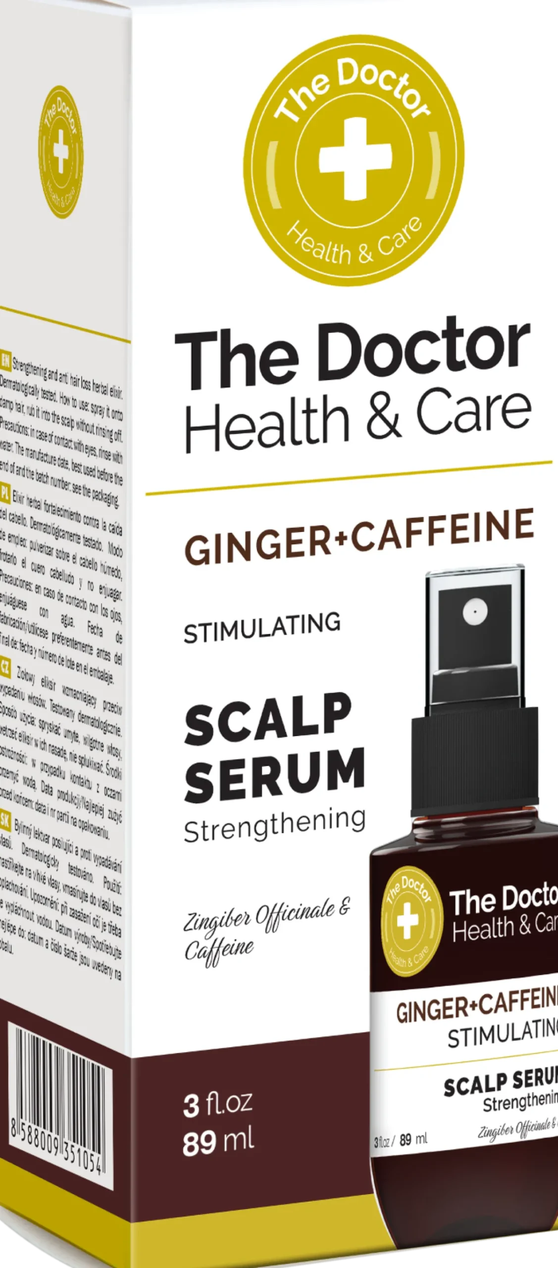 Sérum Capilar Estimulante com Cafeína + Gengibre