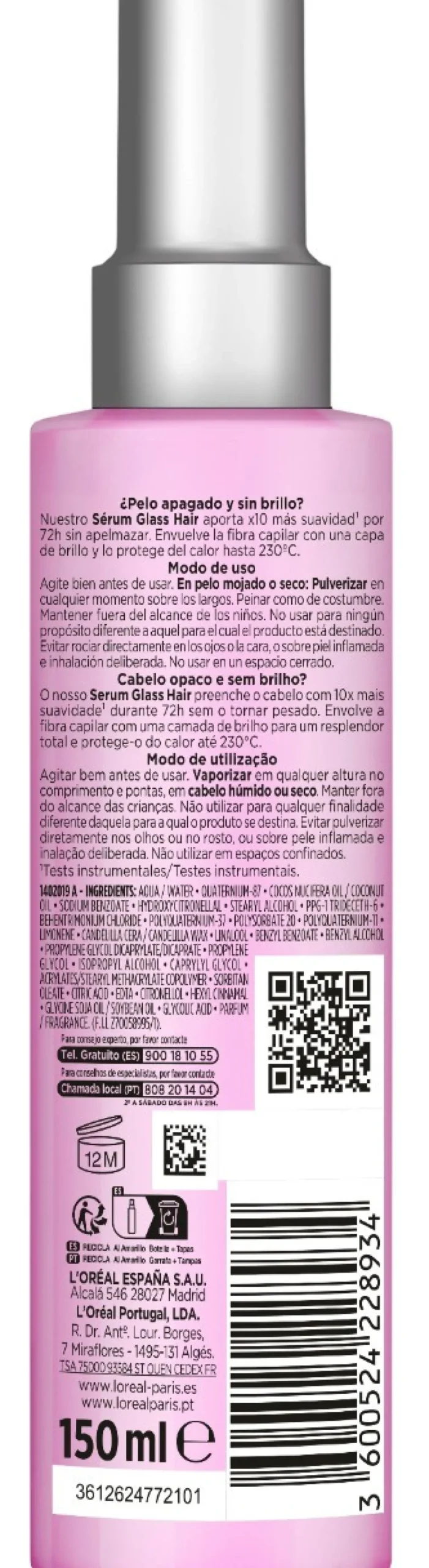 Sérum Capilar Sem Enxaguamento Glycolic Gloss Glass Hair