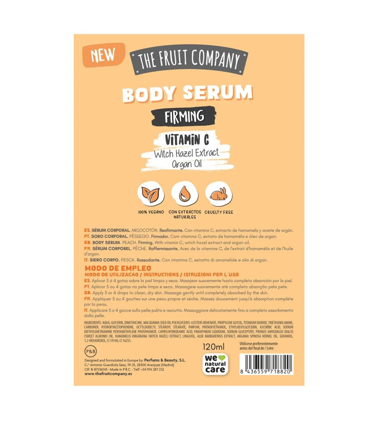 Sérum Corporal Reafirmante com Vitamina C