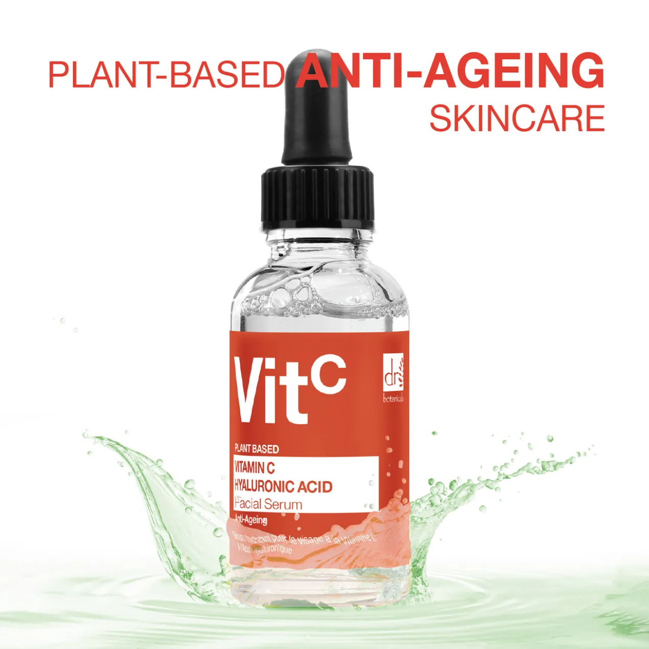 Sérum Facial Hidratante com Vitamina C & Ácido Hialurónico