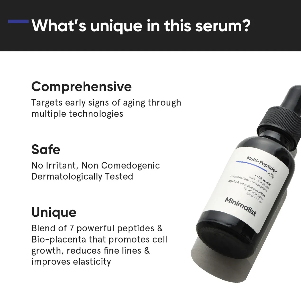 Sérum Facial Multi-Peptídeos