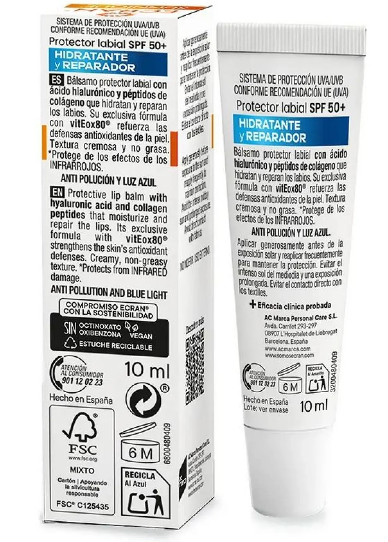 Sunnique Bálsamo Protetor Labial SPF 50+