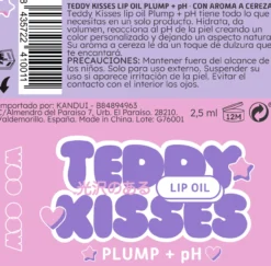 Teddy Kisses Lip Oil Cherry Plum + PH Óleo Volumizador Labial