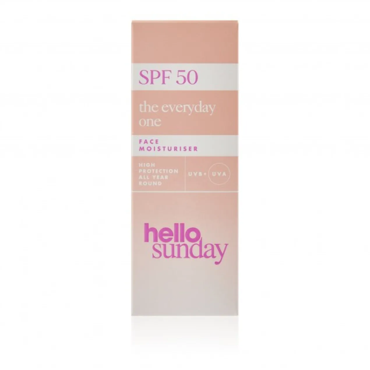 The Everyday One Creme Hidratante Facial SPF 50 com Ácido Hialurónico