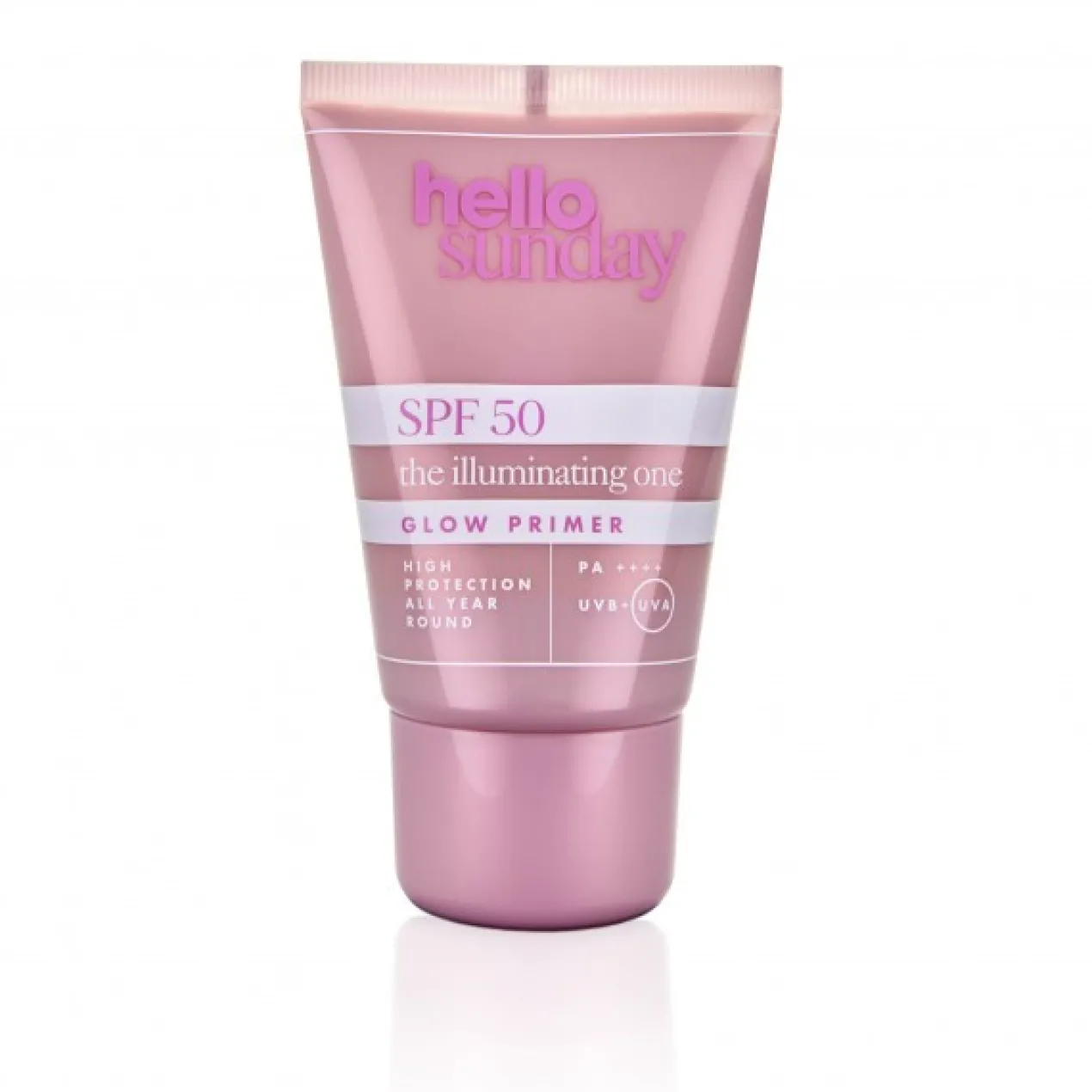 The Illuminating One Pré-base SPF 50 efeito glow com ácido hialurónico