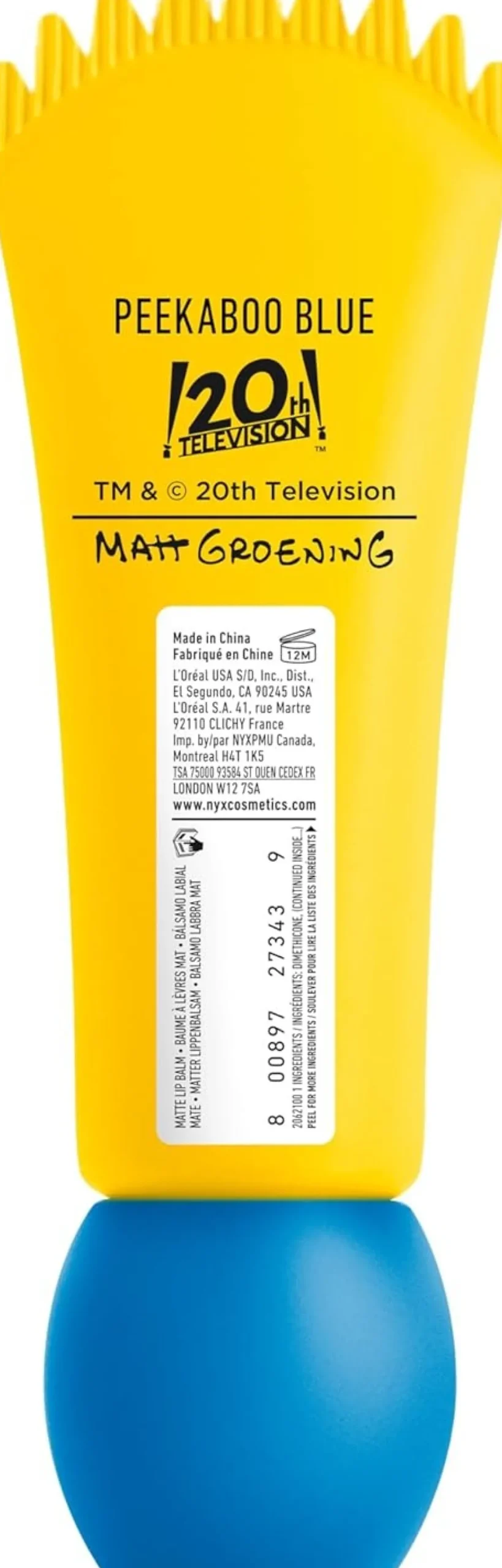 The Simpsons Bálsamo Labial Mate
