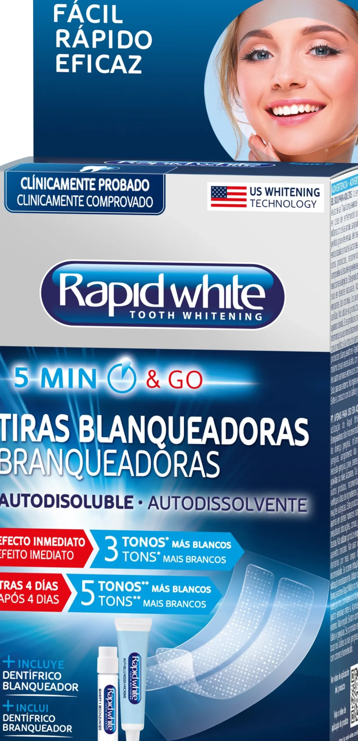 Tiras Branqueadoras Dentárias
