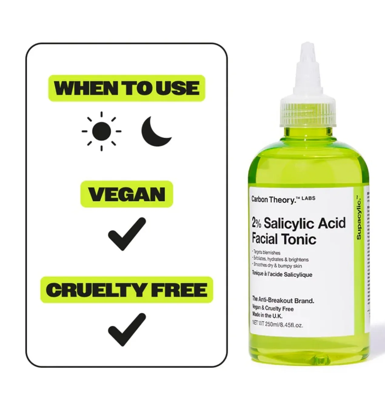 Tónico Facial com 2% de Ácido Salicílico