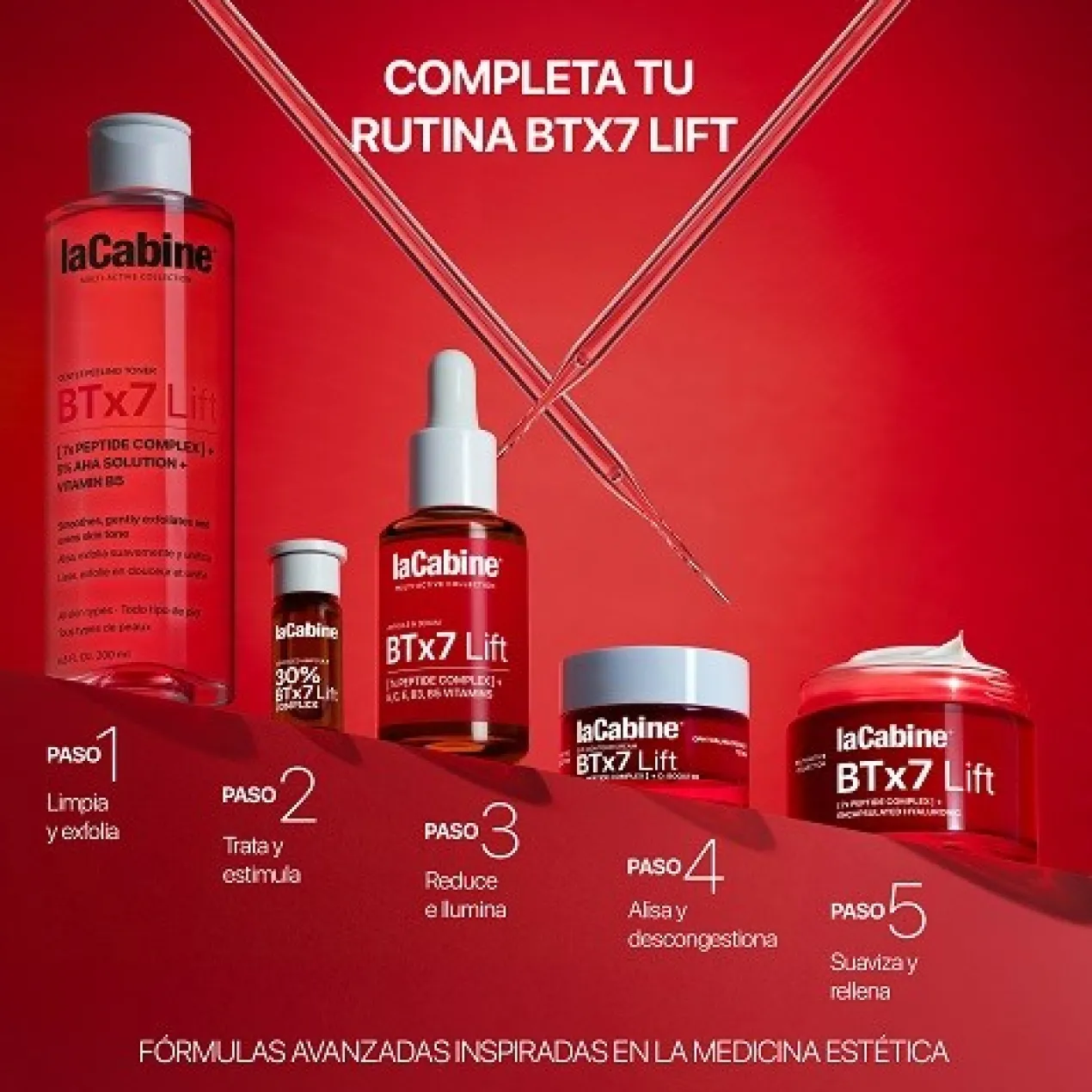 Tónico-Peeling Diário com AHAs e 7 Péptidos BTx7 Lift