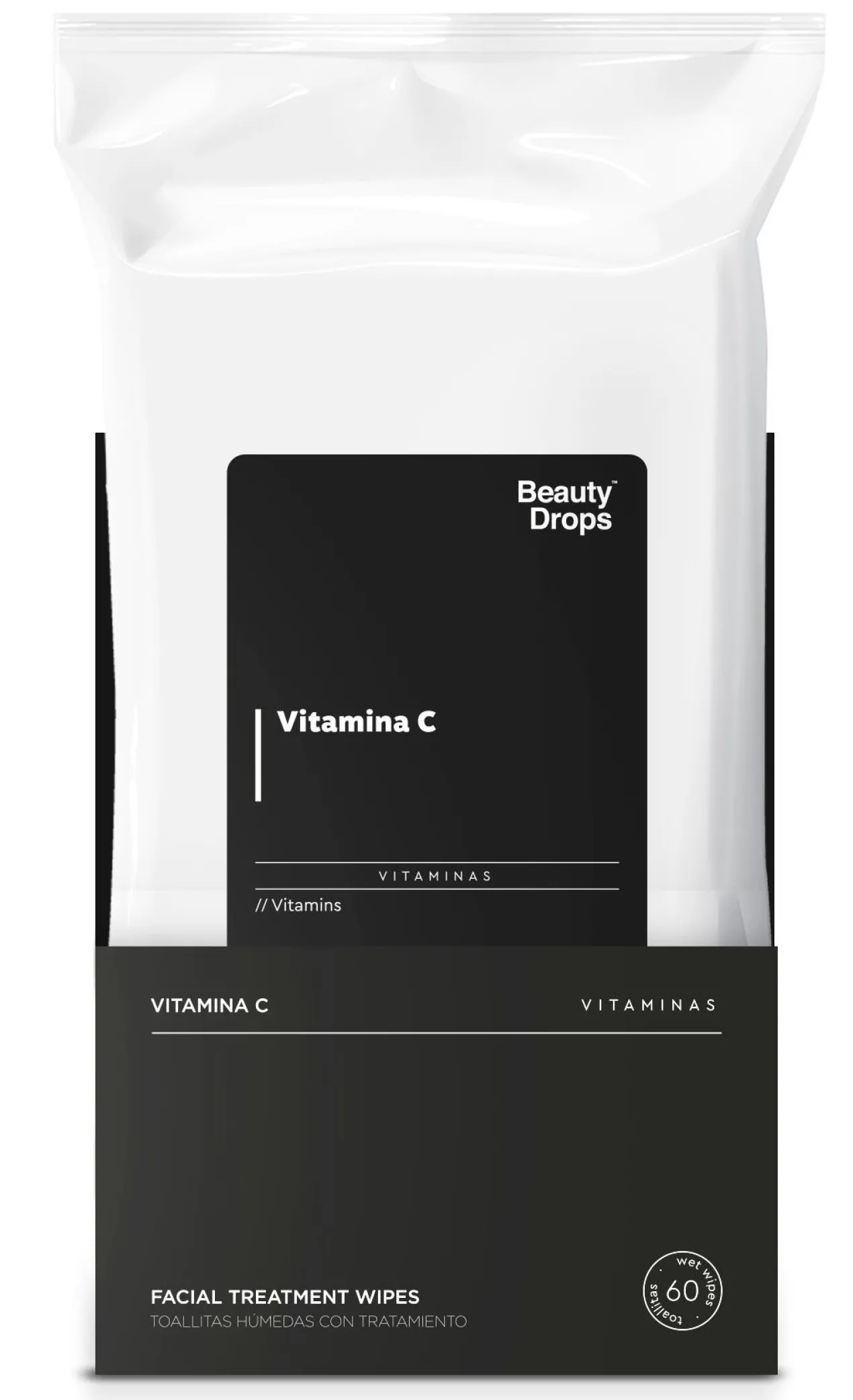 Toalhitas Desmaquilhantes com Tratamento Vitamina C