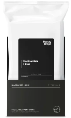 Toalhitas Desmaquilhantes com Niacinamida + Zinco