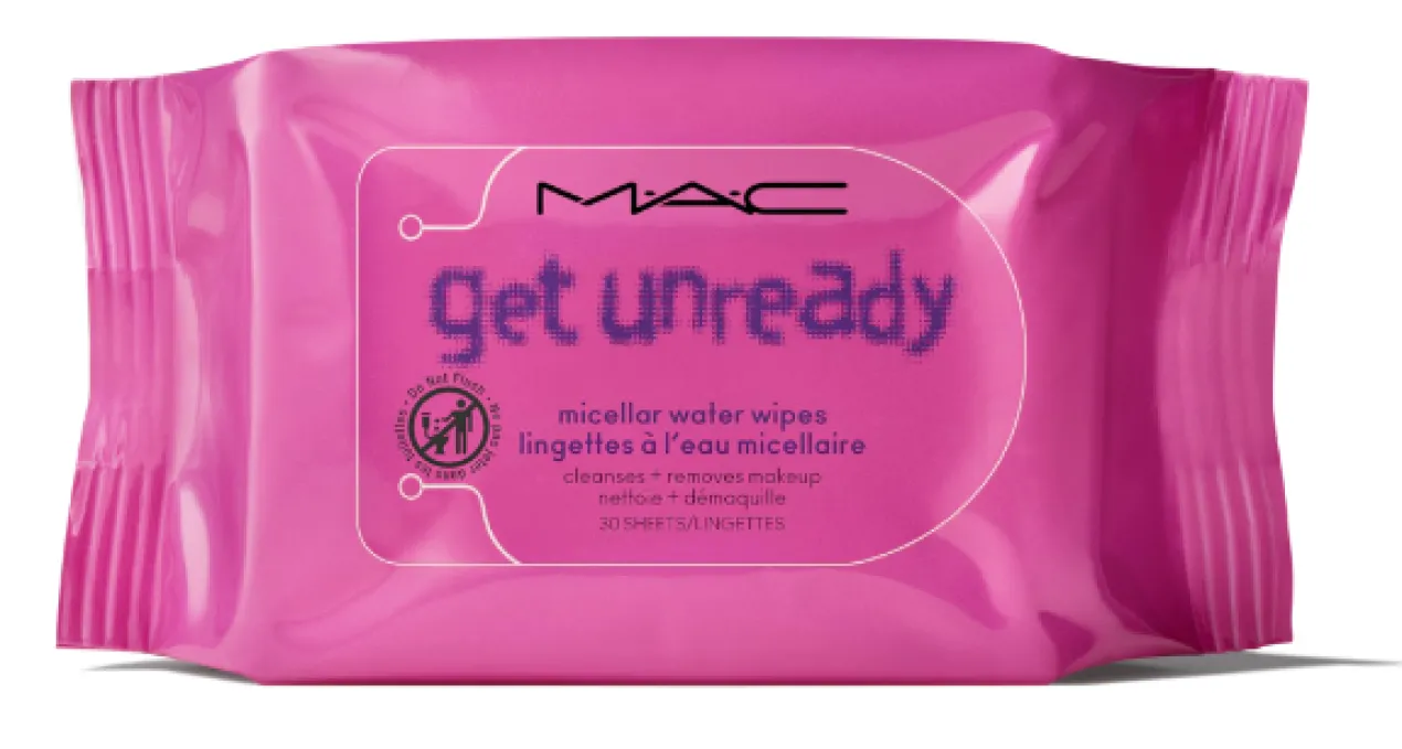 Toalhitas Desmaquilhantes Get Unready com Água Micelar