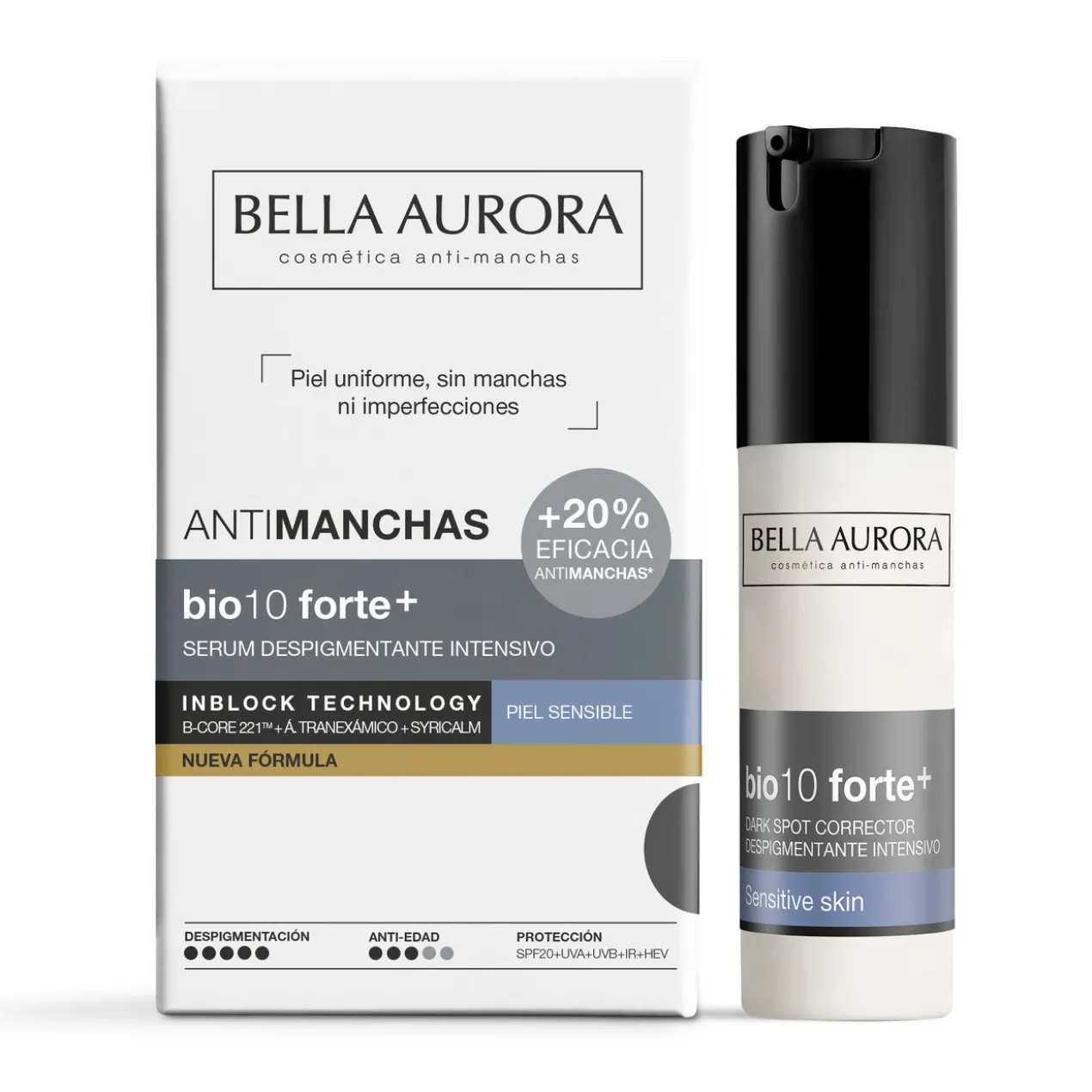 Tratamento Despigmentante Intensivo para Pele Sensível Bio10 Forte